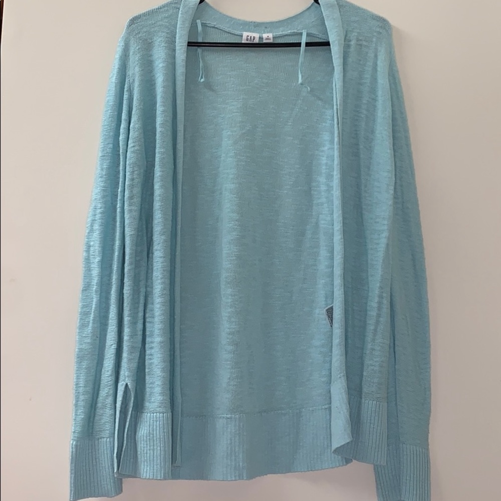 Baby blue Gap cardigan